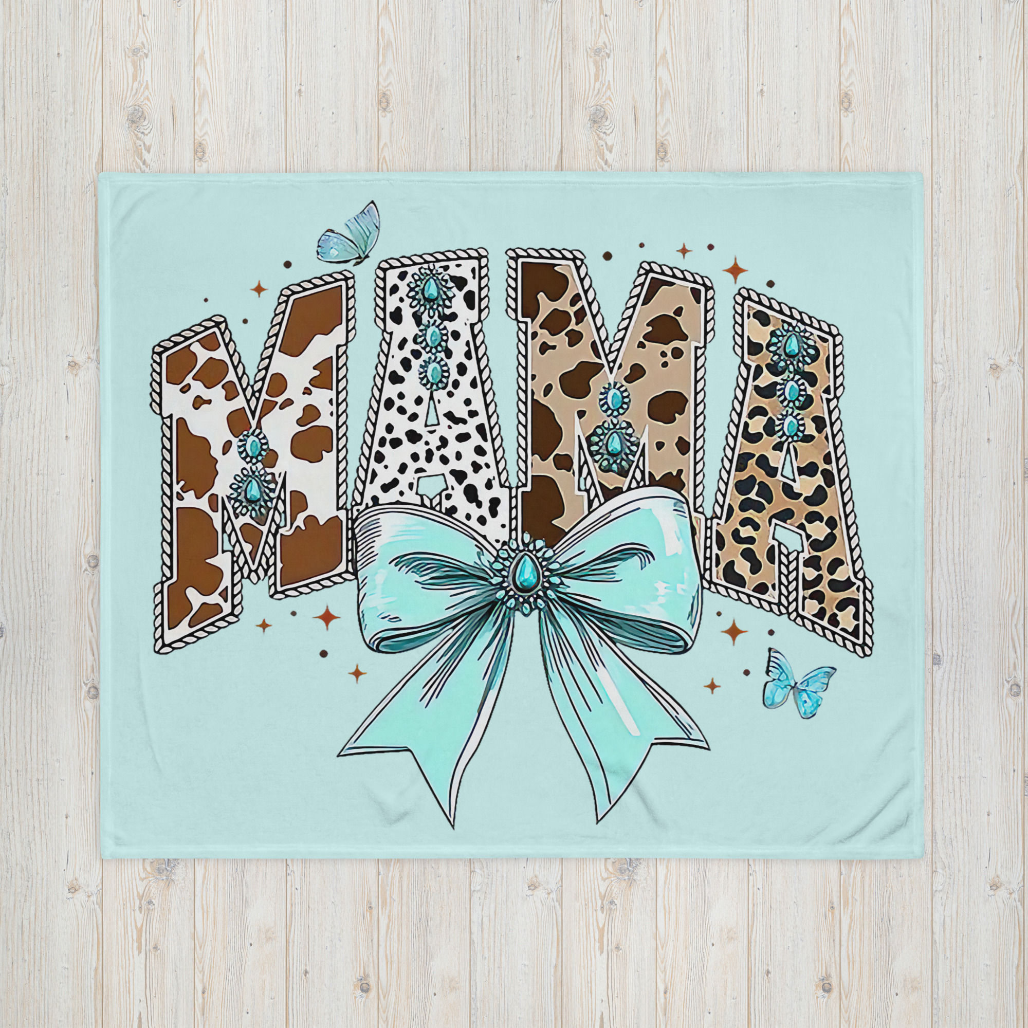 "MAMA" Throw Blanket