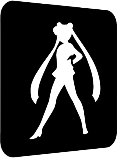 Pochoir tatouage du personnage Sailor Moon