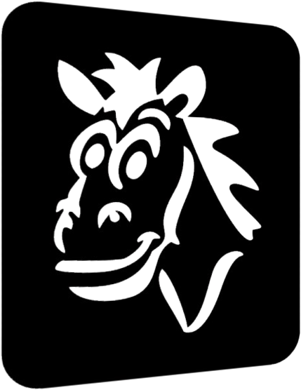 Pochoir Tatouage du Cheval Jouet