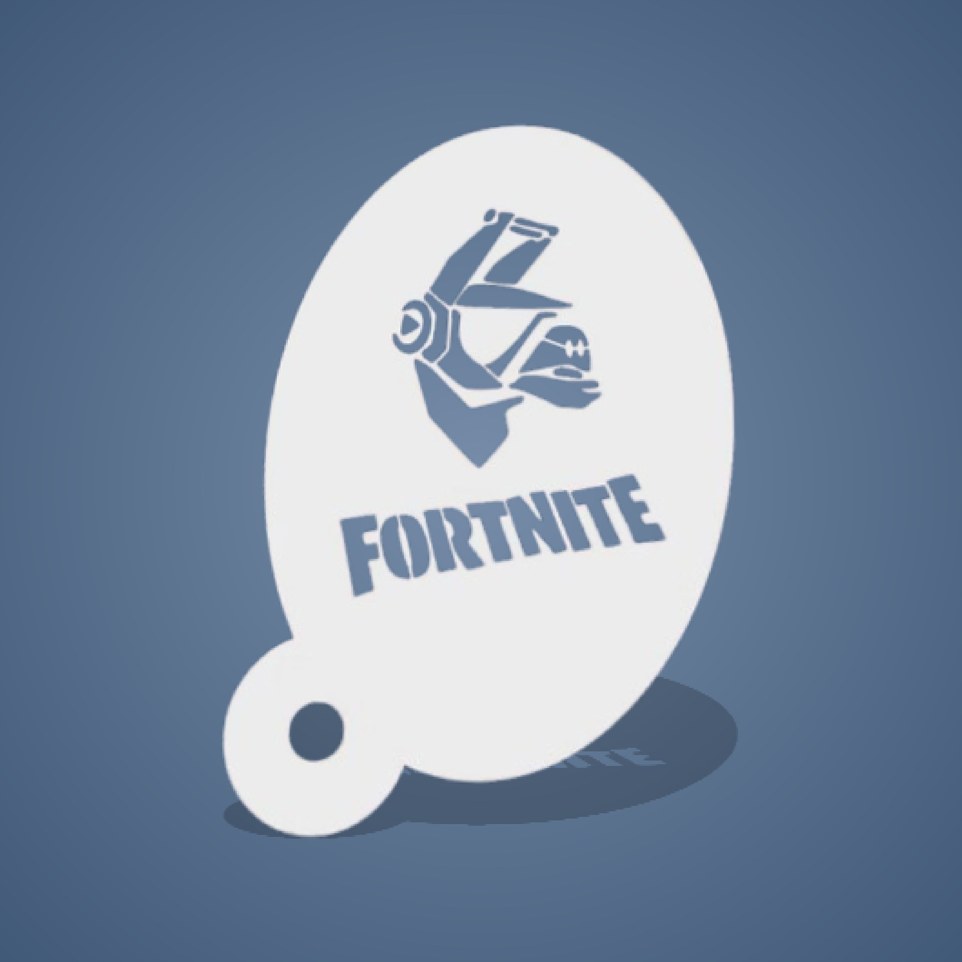 Pochoir plastique du lama de Fortnite