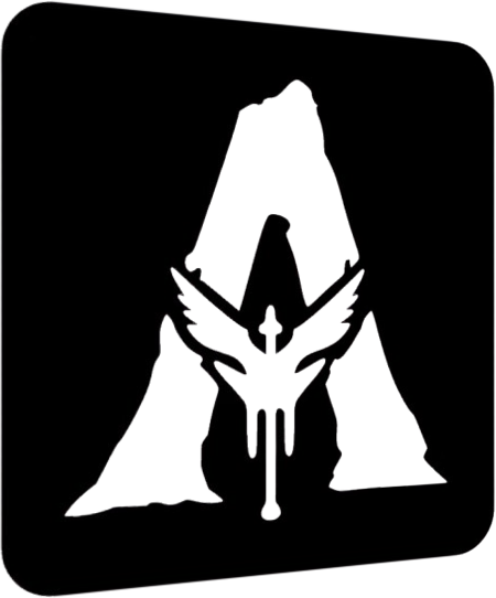 Pochoir tatouage du logo d'Avatar