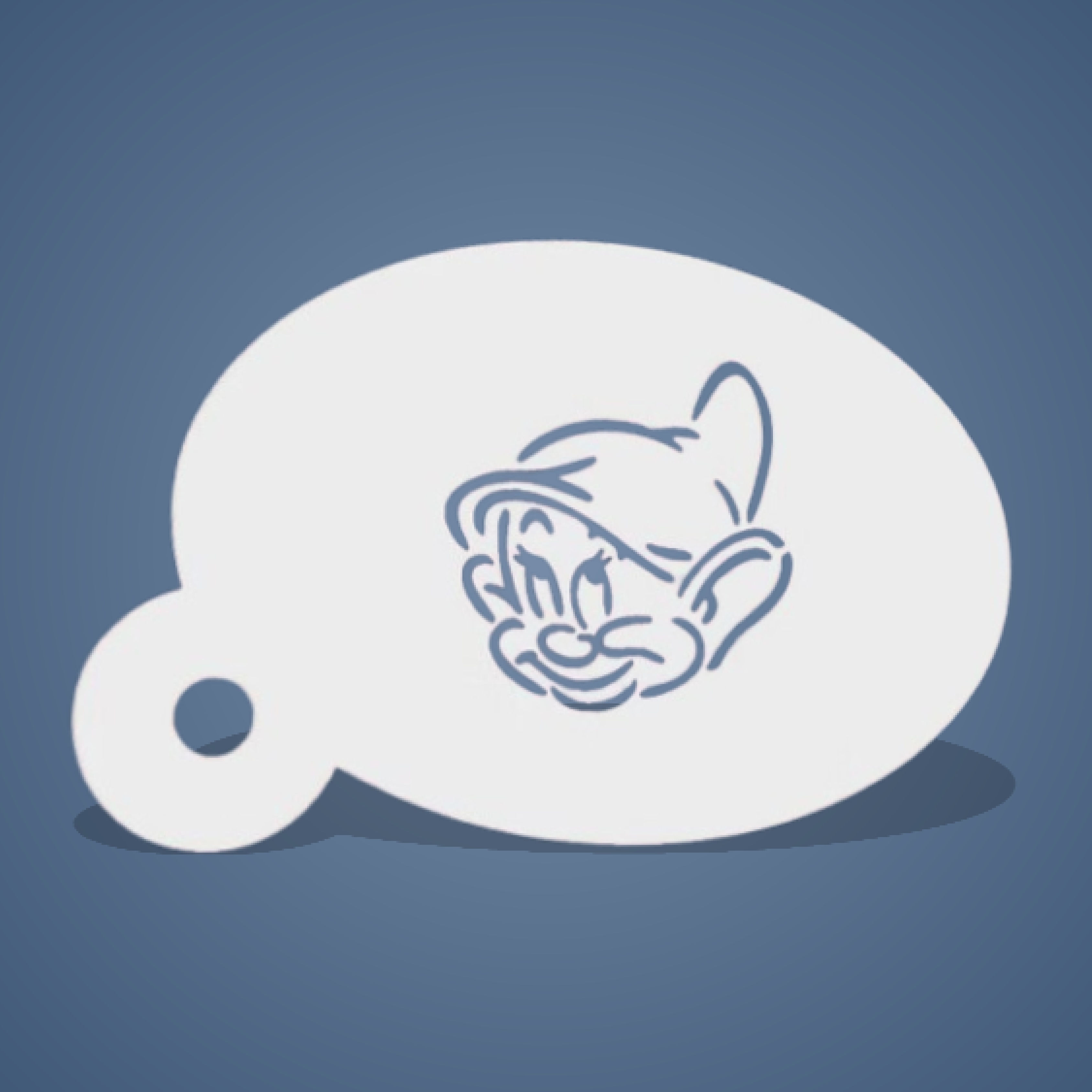 Pochoir plastique réutilisable du Nain Joyeux