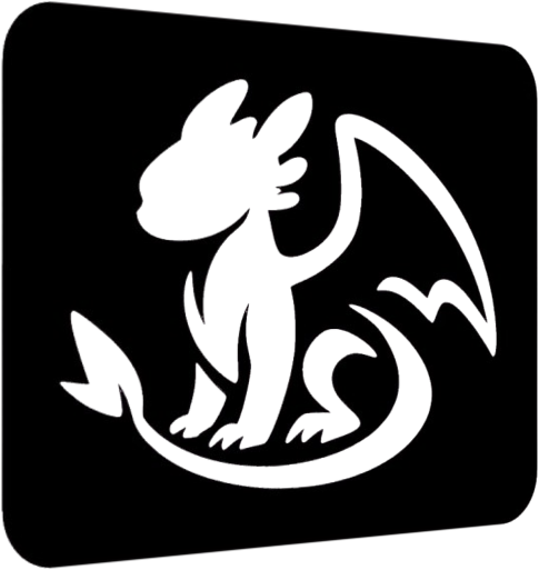 Pochoir tatouage du personnage Krokmou dans Dragons
