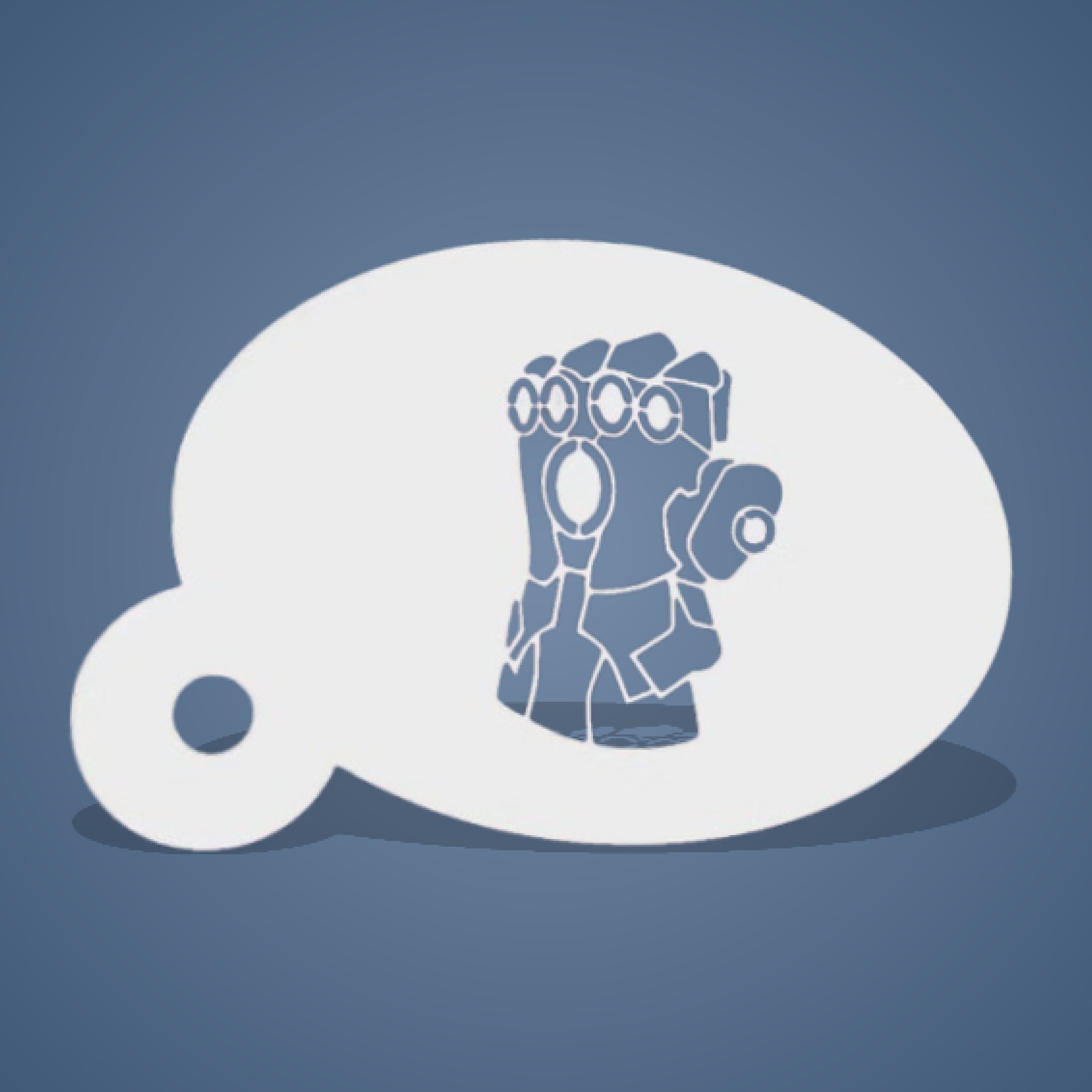 Pochoir plastique réutilisable du Gant de l’Univers