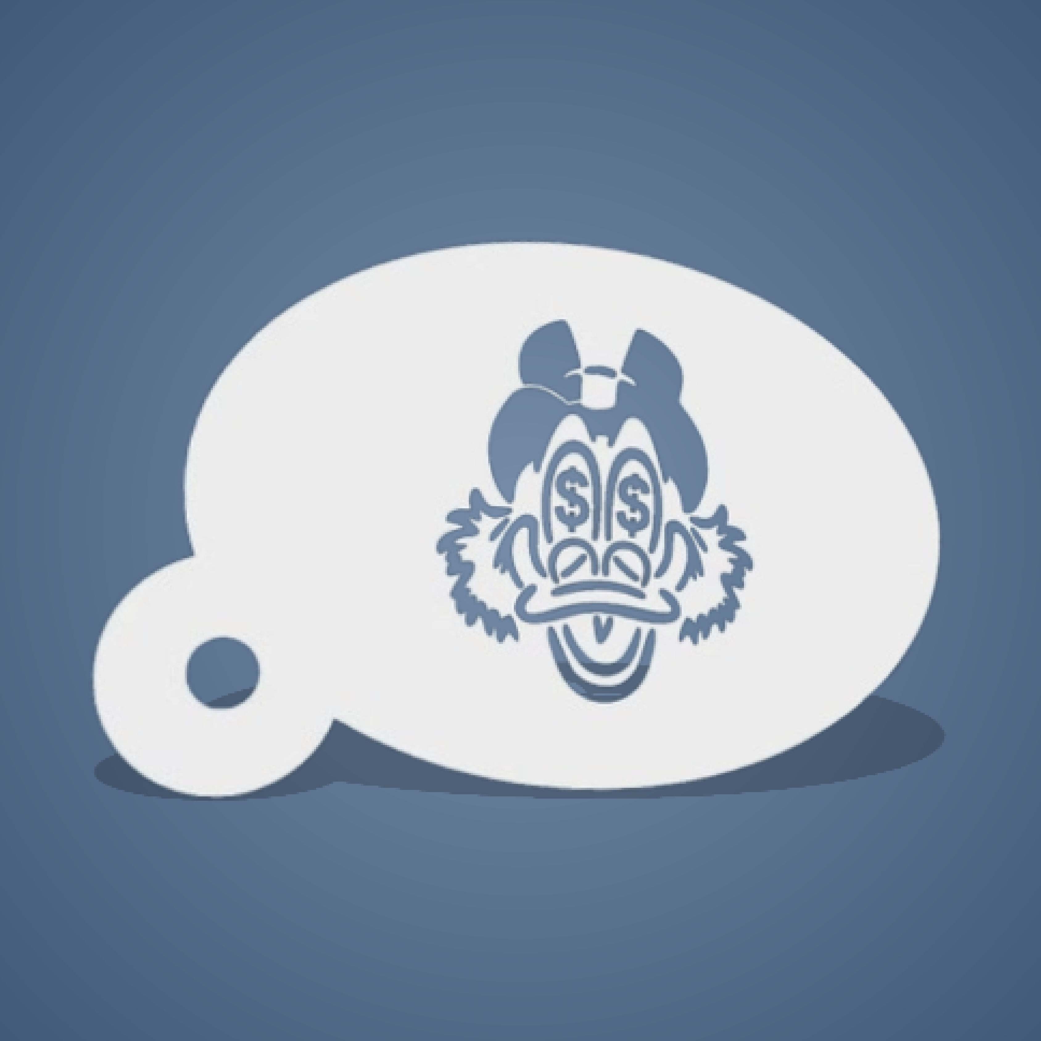 Pochoir plastique réutilisable du Canard Millionnaire