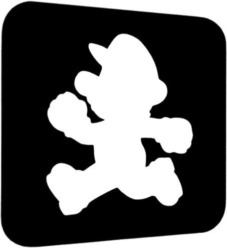 Pochoir Tatouage de Mario en Course