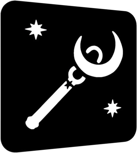 Pochoir tatouage de la baguette magique de Sailor Moon