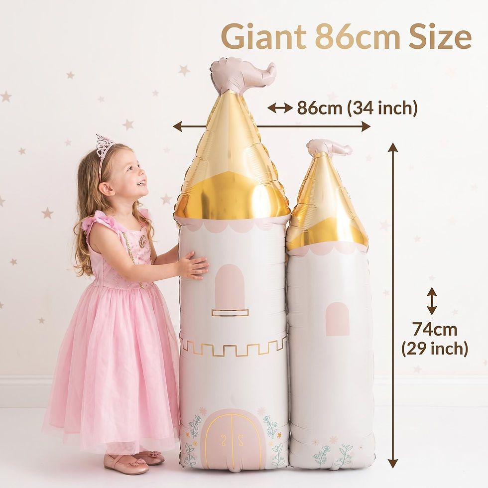 Thumbnail: Giant Fairy Tale Princess Castle Foil Balloon
