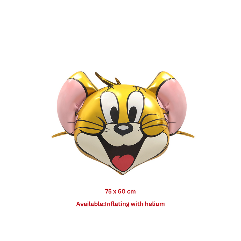Thumbnail: Cat and Mouse Theme Face Balloon Decoration