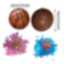 Gender Reveal Basketball Props (Confetti)