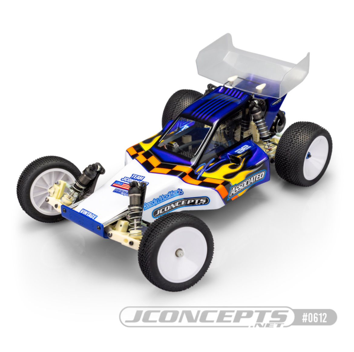 JConcepts Mirage WSE SS 1993 Worlds Body w/5.5" Wing (Clear) 1/10 2WD 0612