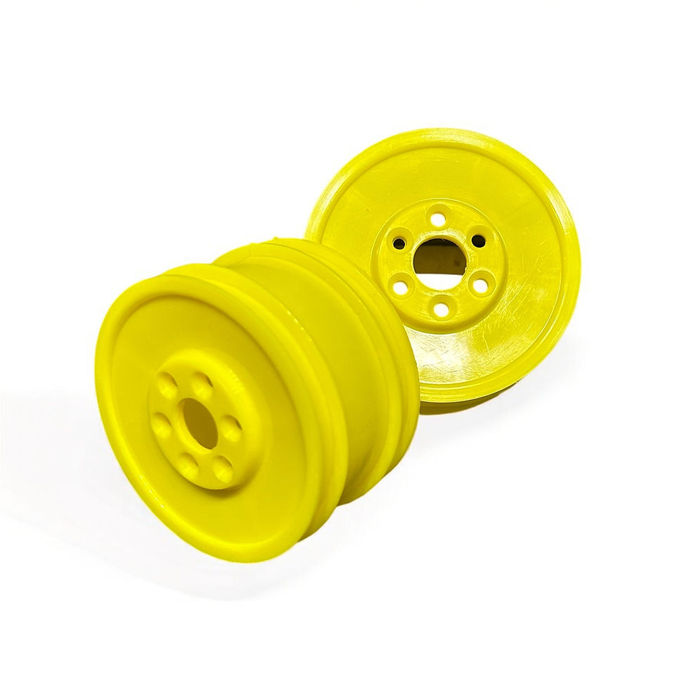 Thumbnail: JCR 2.2” Rear Yellow Dish Wheels Fits RX4 Evo MX4 RMP RRP-EVO.3Y