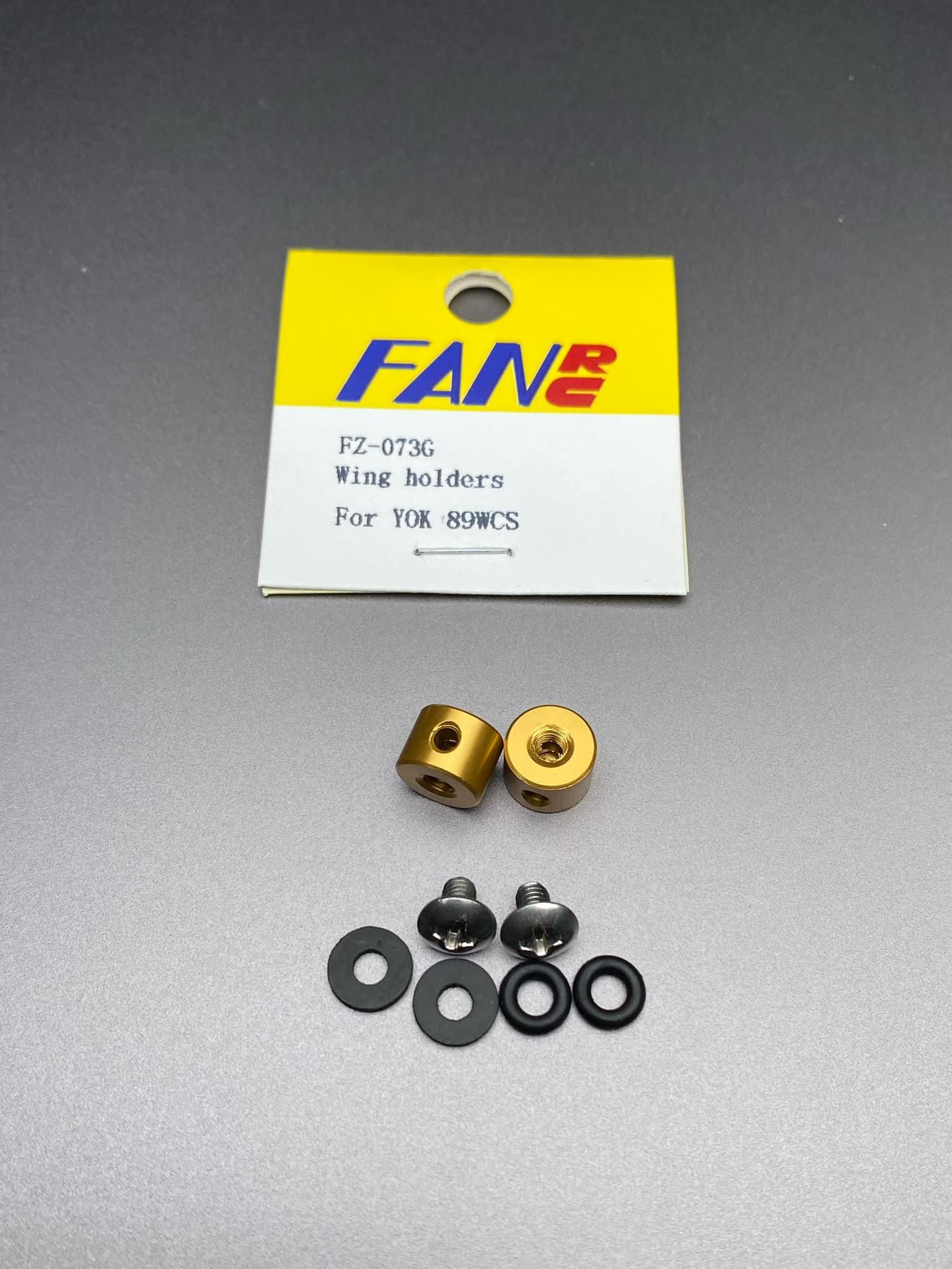 FanRC Wing Mounts (Gold) Fits Yokomo YZ10 834B 89WCS FZ-073G