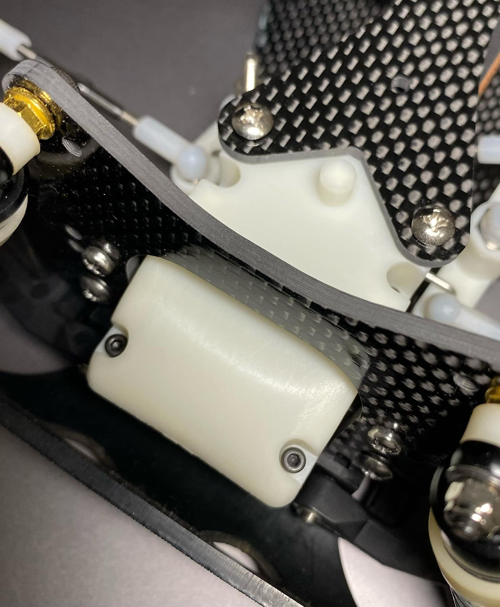 Thumbnail: FanRC White Bulkhead Cap Set Fits Yokomo DogFighter YZ10 870c FZ-003