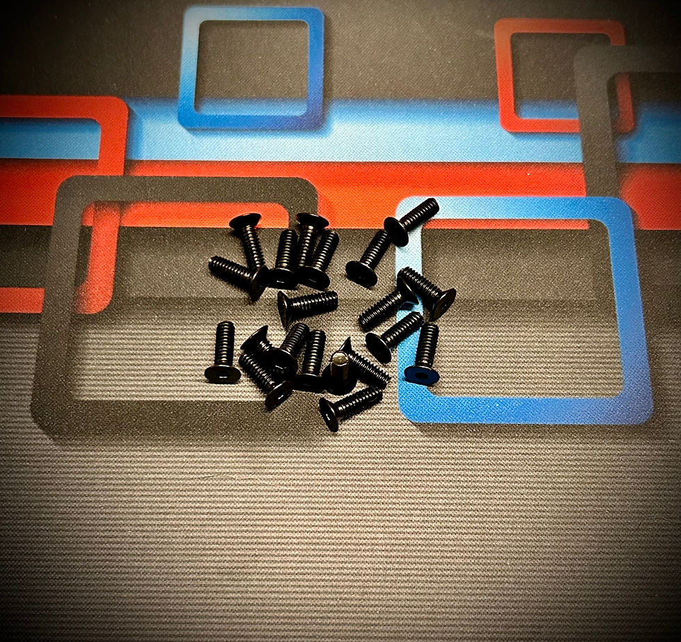 Thumbnail: FanRC Aluminum Hex Screws (20) 8/32 x 1/2 Inch 100 Degree Black FR-0043