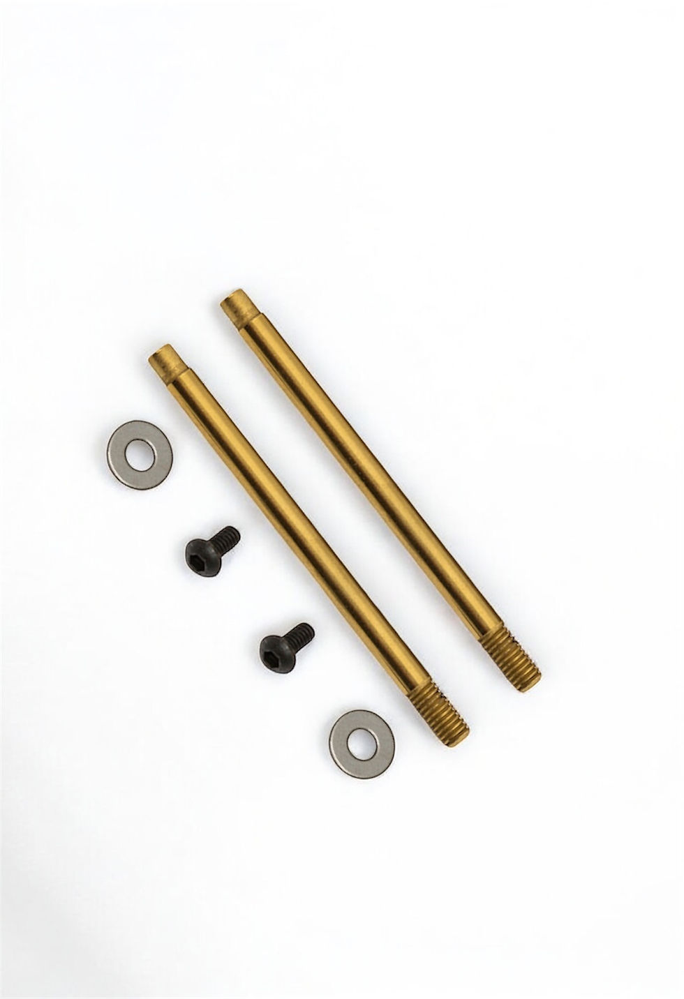 Team Associated 3x23mm V2 Ti-Nitride Screw Mount Front Shock Shaft (2) ASC91617