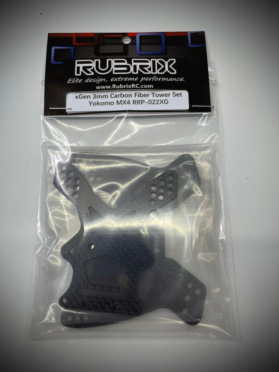 Thumbnail: RRP xGen 3mm Carbon Fiber Shock Tower Set Fits Yokomo MX4 RRP-022XG