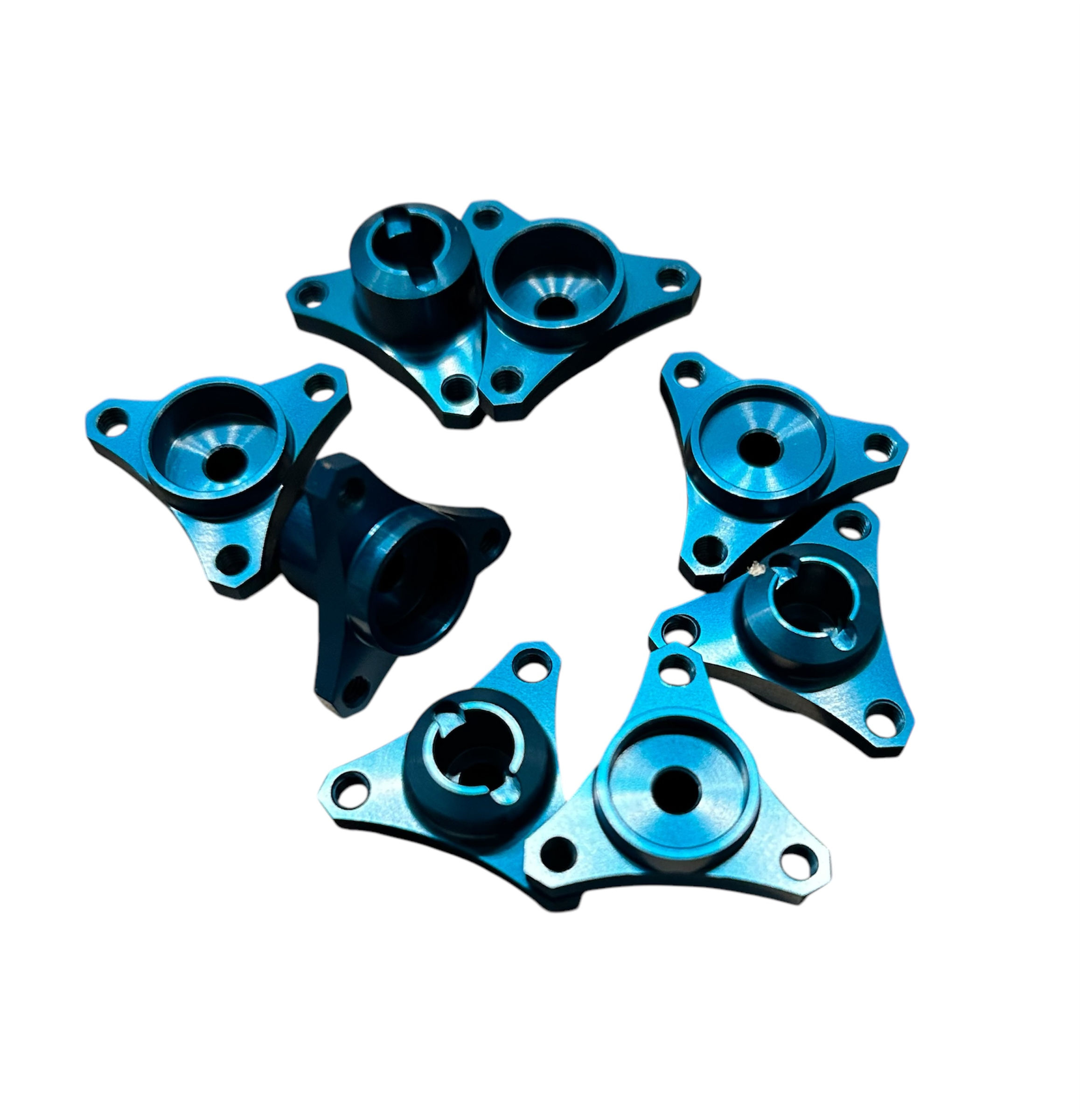 RRP xGen Lightweight Wheel Hub Set (Blue) (2) For RX4E MX4 RRP-059XG