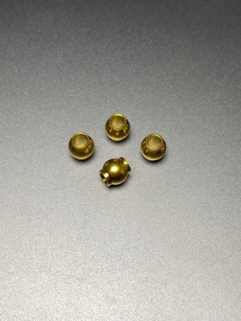 FanRC Ti 5.8 Short Ball Gold Studs Fits Yokomo 91 92 Works YZ10 FZ-0501G