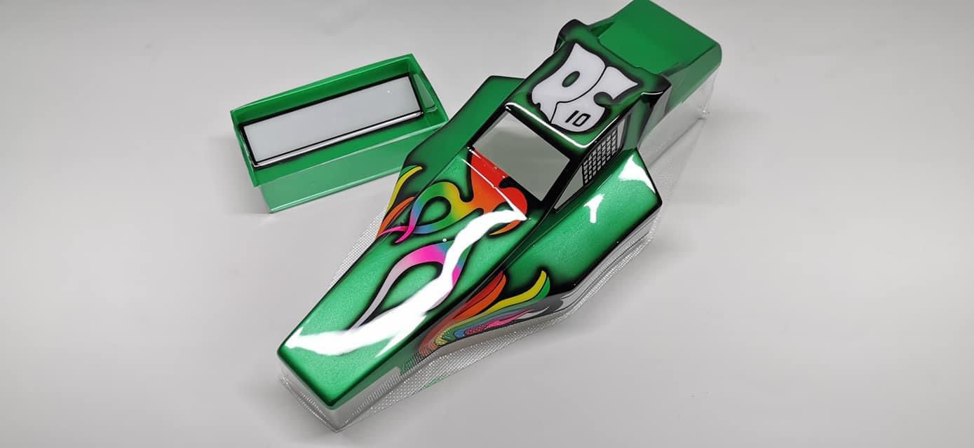 ‘91 Stealth RC10 Viper Painted Body & Wing - Masami Theme RRP-001RCBM