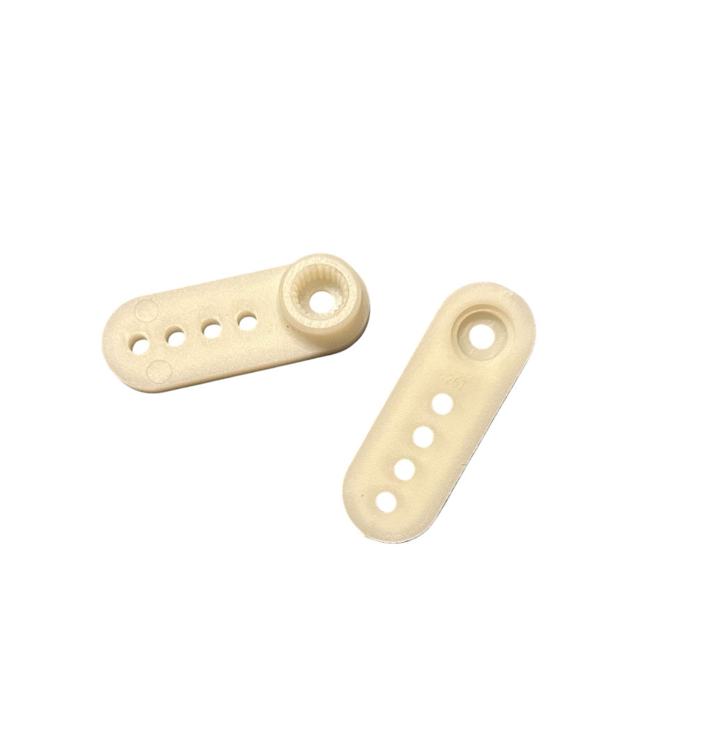 Servo Arm Plastic Set White (2) 23T 25T RRP-027