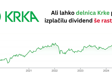 Ali se delnica Krke splača kupiti tudi po izplačilu 7,5 Evrske dividende