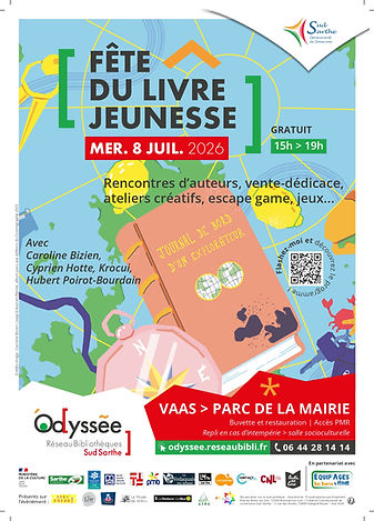 affiche de la fete du livre