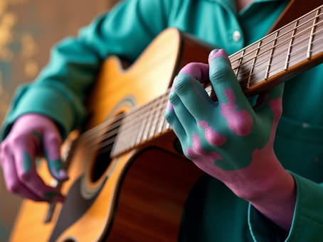 Creating Connections Through Music and Canvas Art