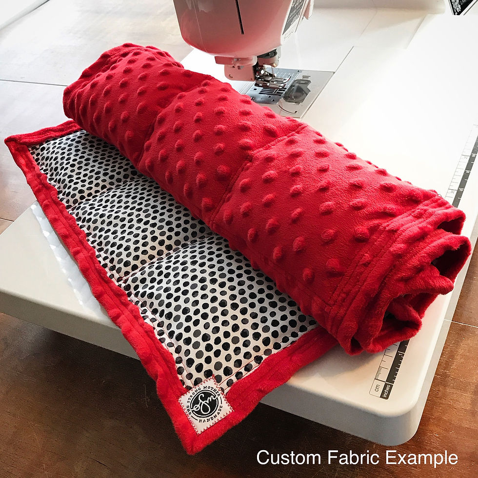 Black Dot & Red Weighted Lap Pad