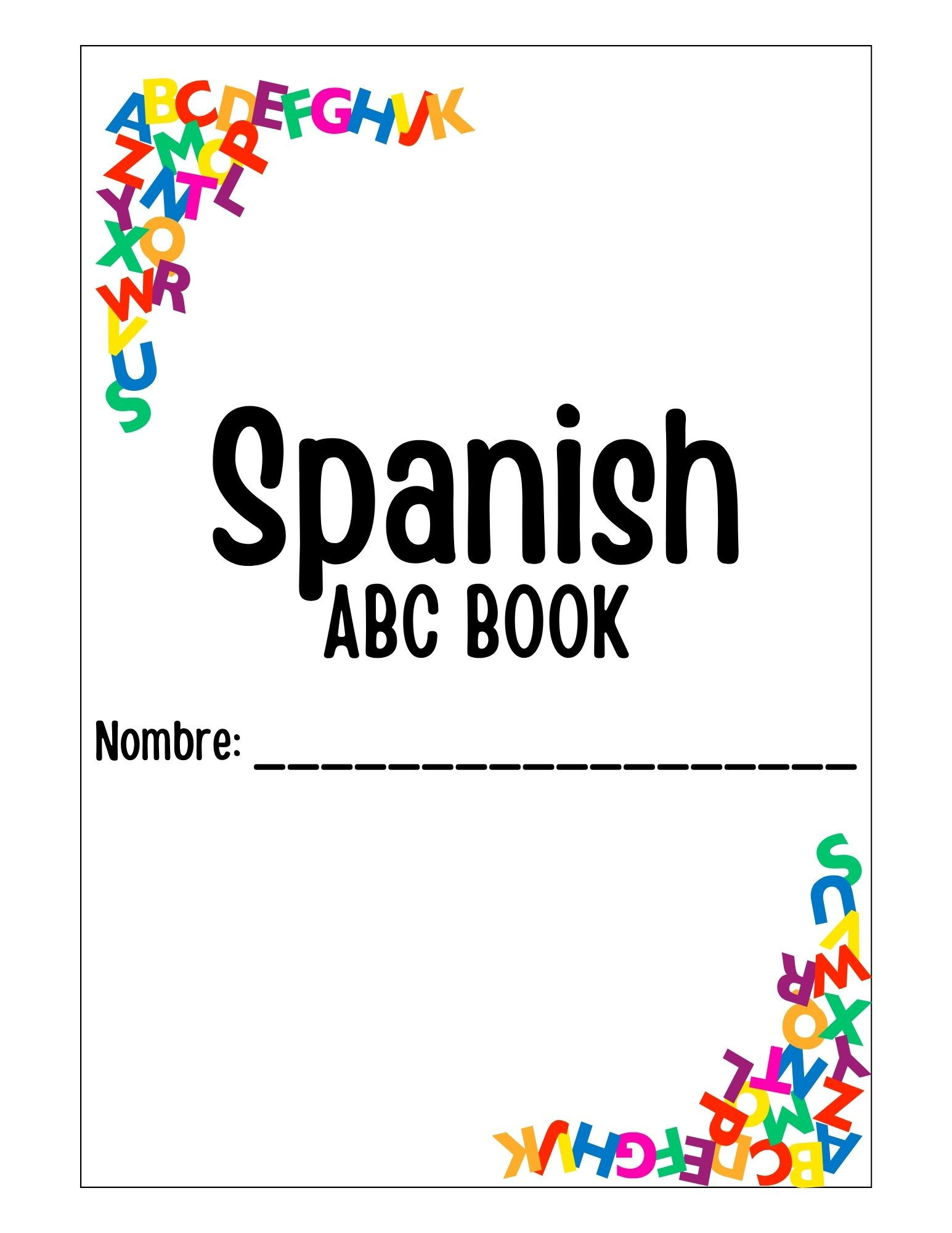 Digital Spanish ABC Tracing