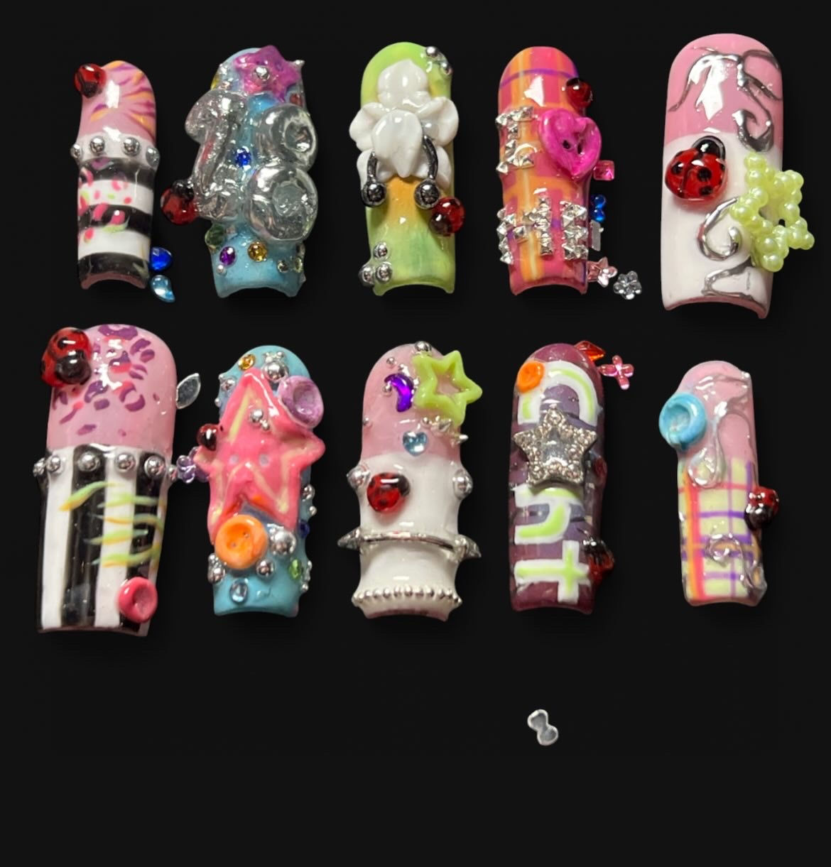 Birthday junk nails