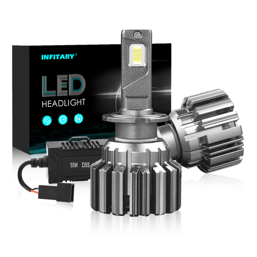 Infitary D5S Led Headlight Bulb Conversion Kit 70W 10000LM Plug Play Infitary