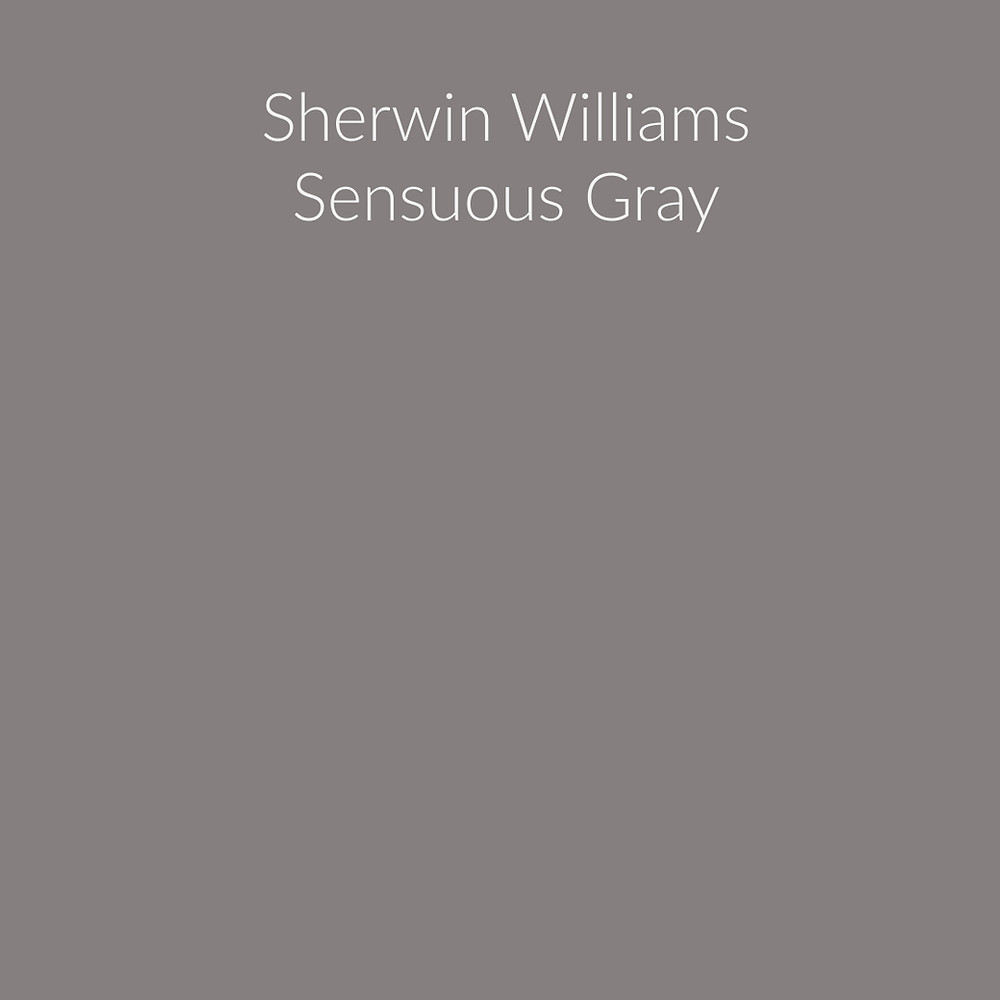 Sherwin Williams Sensuous Gray