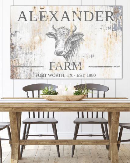 Walls of Wisdom rustic vintage farmhouse sign