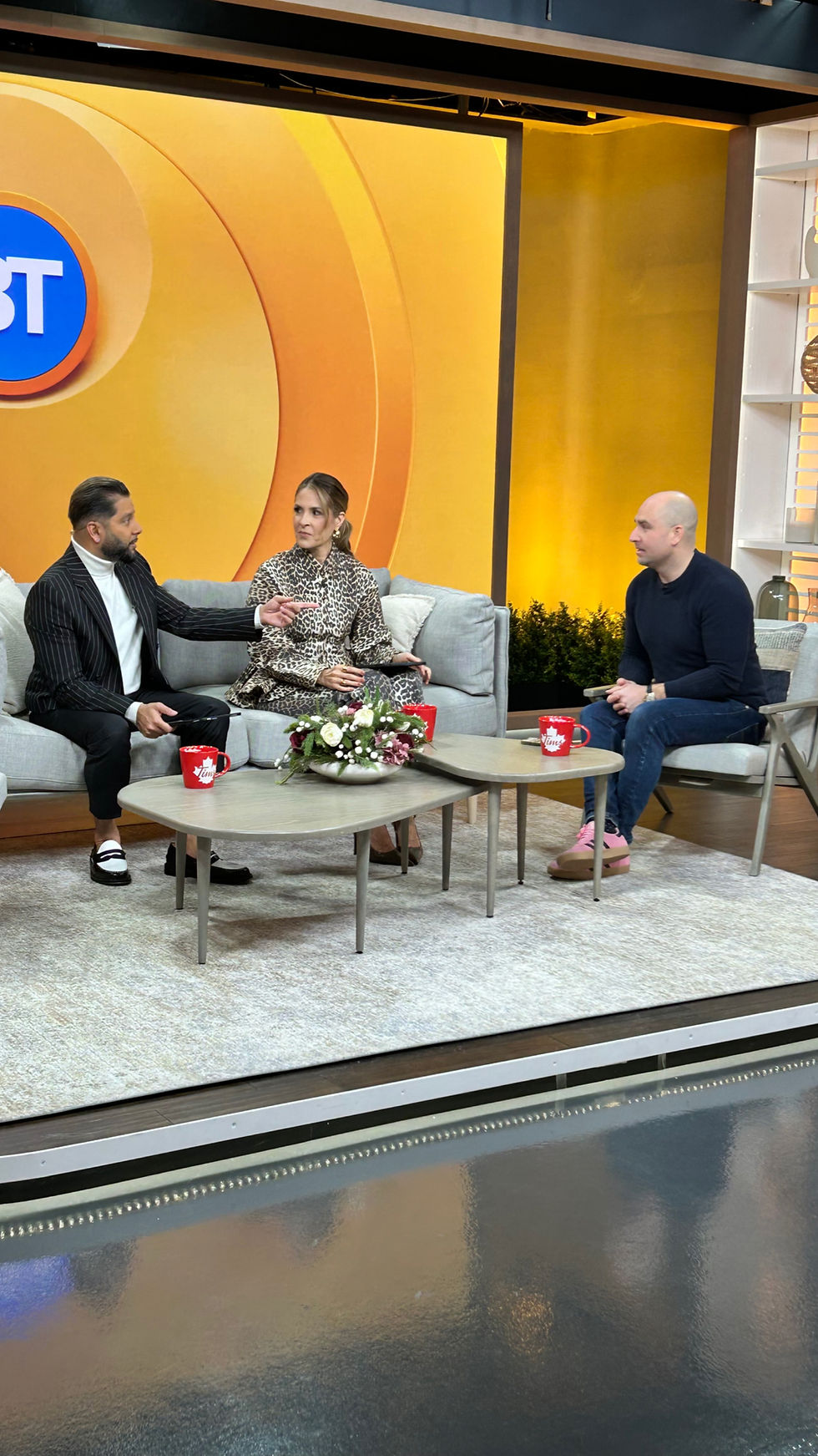 The President's Coach founder Mitchell Creasey on Breakfast Television with Devo Brown and Dina Pugliese.