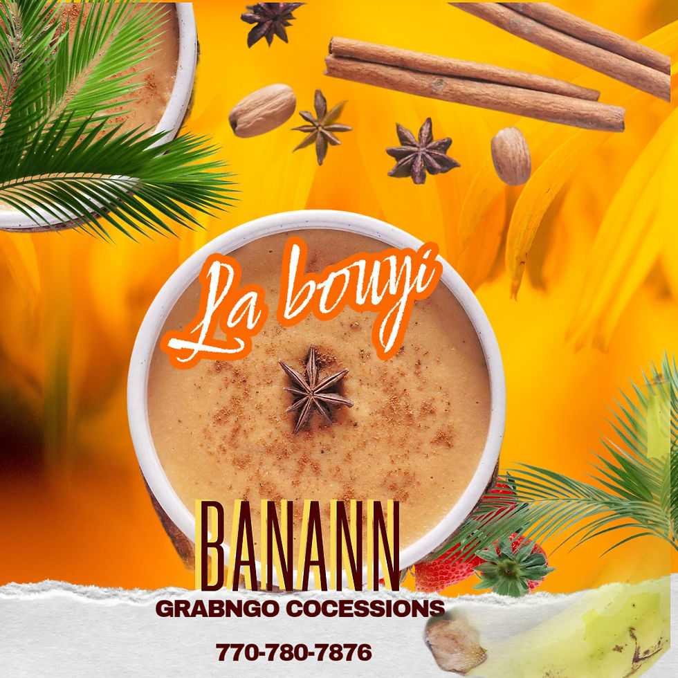 Haitian Breakfast Banana Porridge, or Labouyi Bannann-Austell, Georgia