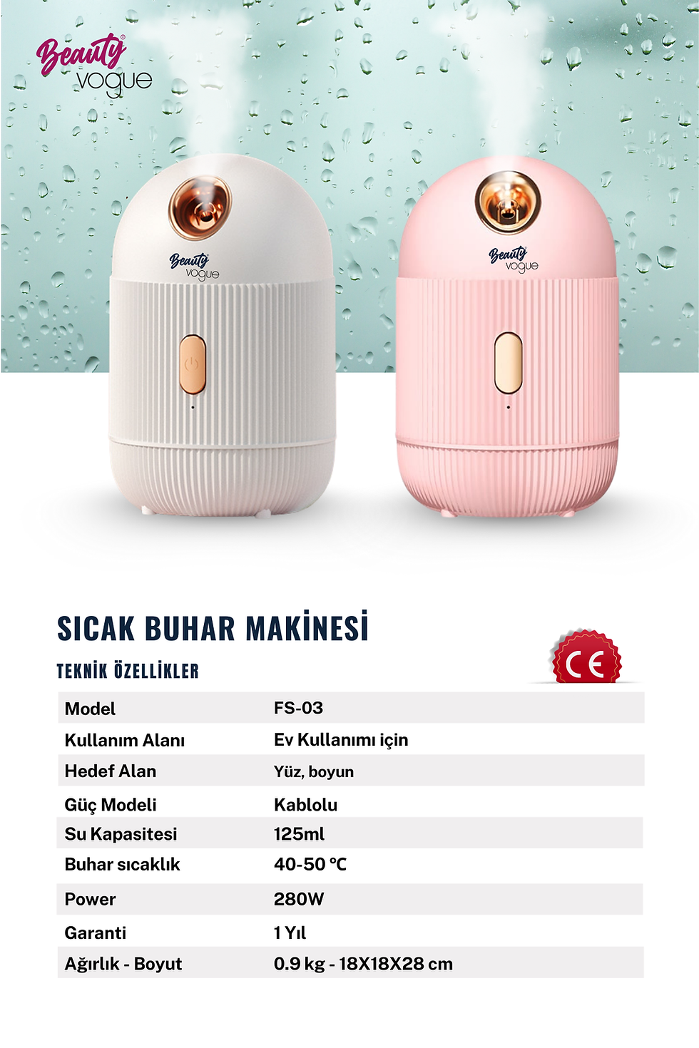 Küçük resim: Mini Sıcak Buhar Makinesi Cilt Bakım Cihazı