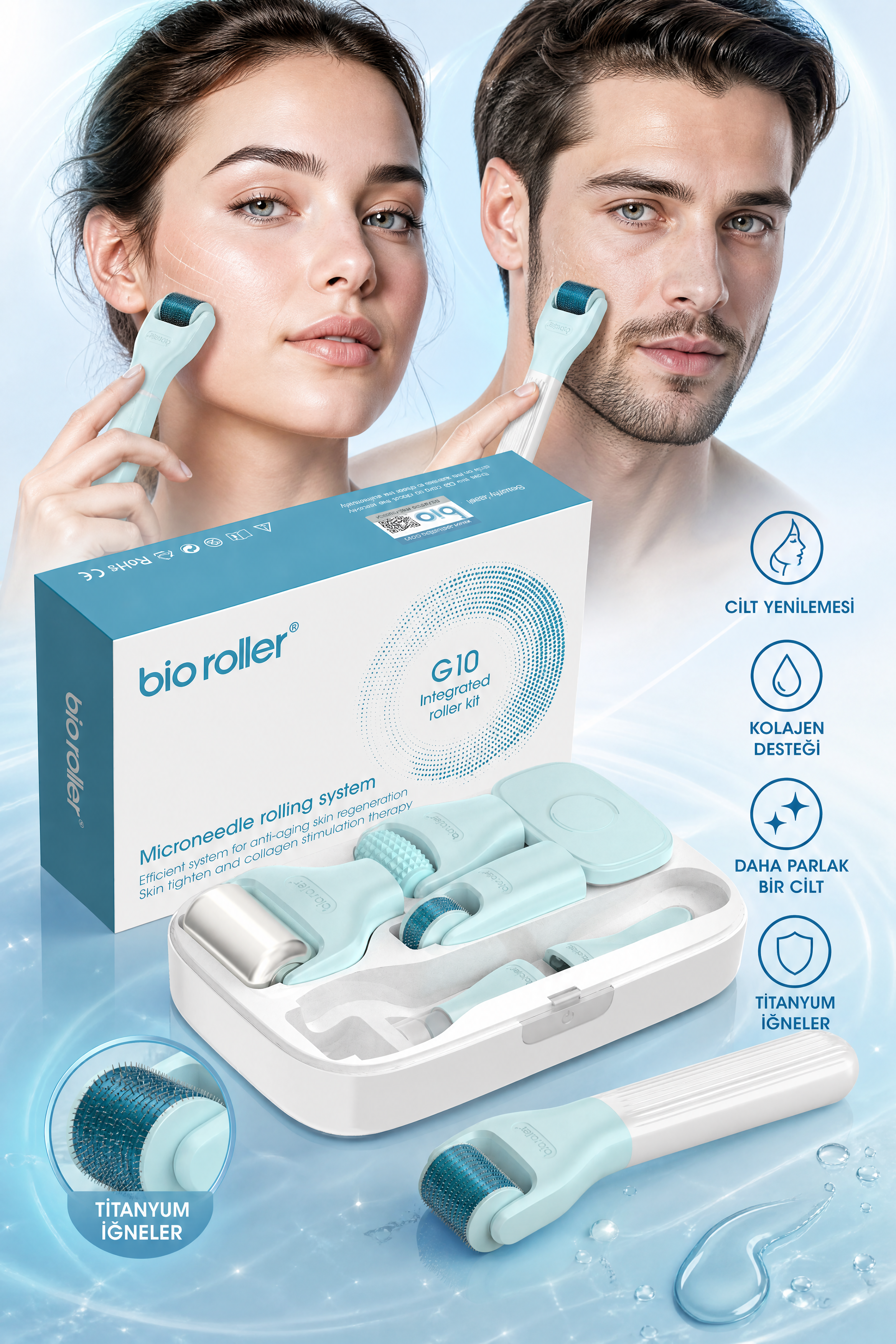 Bio Roller G10 Derma Roller Kit