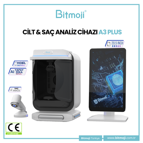 Bitmoji Saç ve Cilt Analiz Cihazı A3 PLUS | Bitmoji Türkiye