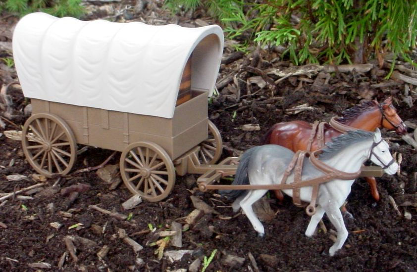Covered Wagon Miniature 1/24 Scale G Scale 1/32 Scale