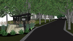 plan aménagement paysager 3D