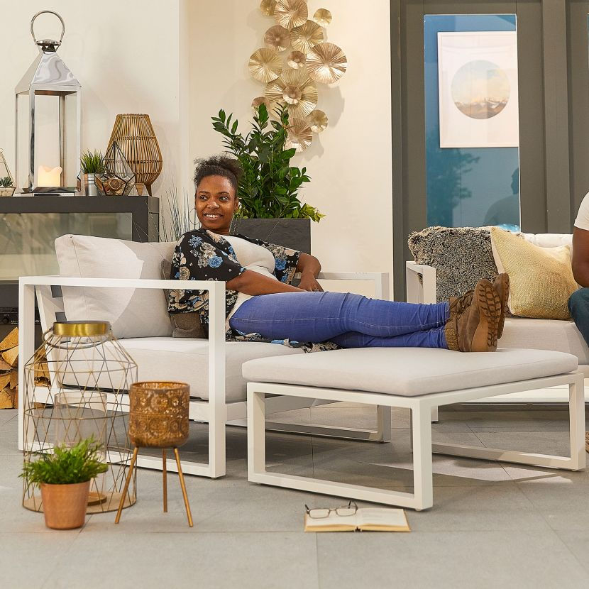 Thumbnail: NOVA ALESSANDRIA 2 X 3 SEAT SOFA SET & 2 X LOUNGE CHAIR