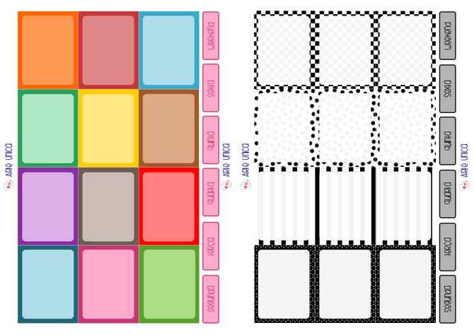 Adesivos para Planners #2