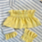 col amovible vichy jaune KaP Crea