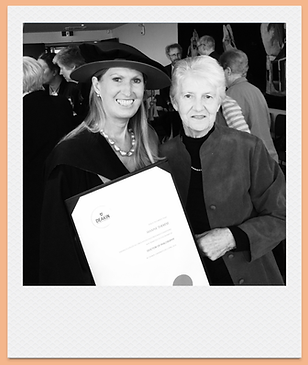 Dr Maxine Thérèse at her graduation at Deakin University