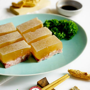 花旗蔘水晶肴肉 Pork Terrine with Wisconsin Ginseng - 做肴肉要知的細節