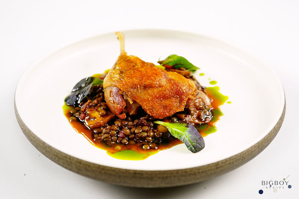 Paired with confit duck, steak, or grilled fish, the balsamic’s bold aroma and the lentils’ satisfying bite will set your taste buds dancing.
