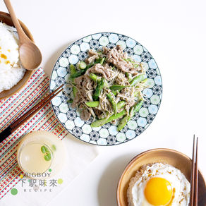 松露醬蘆筍炒黑豚肉|15分鐘做出小炒滋味 - Truffled Asparagus and Sliced Pork Stir Fry