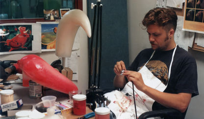 Urethane paint system, TC-89, for Pumbaa and Zazu components.