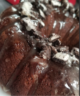 Cookies and Creme Rum Cake ($45)